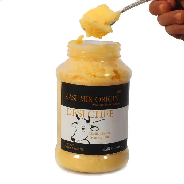 Organic Kashmiri Desi Ghee(300 gms) | Pure Kashmiri Ghee | 100 % Organic | Made In Kashmir
