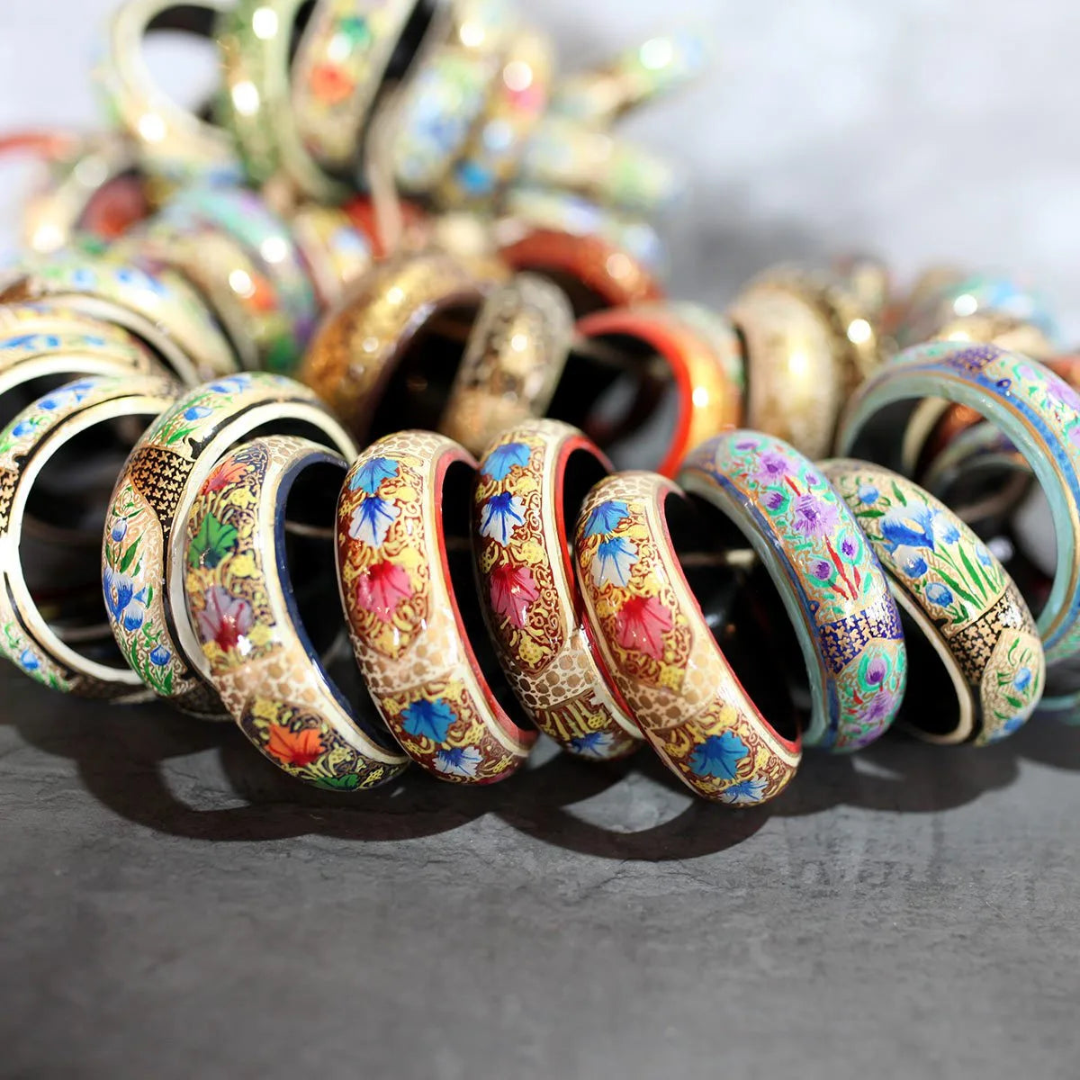 Paper Mache Bangles 2inches |1 pc