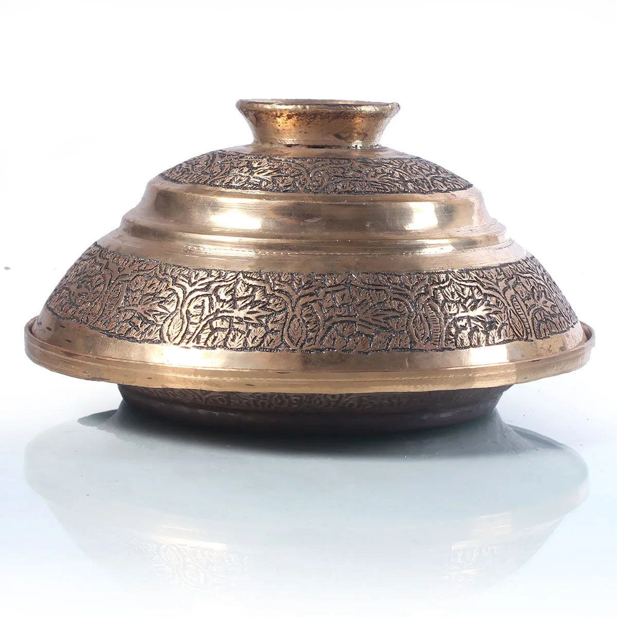 Shahi Copper Plate With Lid