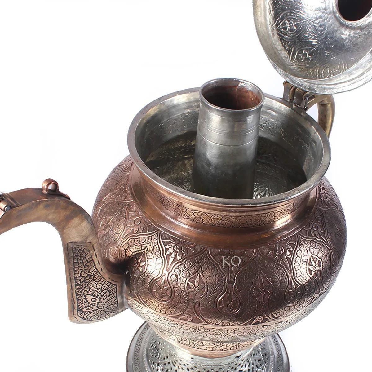 Kandkaer Multishade Copper Samavar | Big size | Hand Engraved