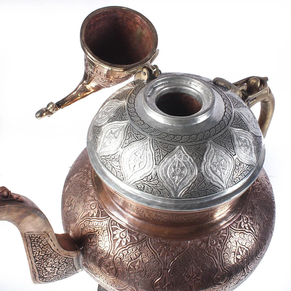 Kandkaer Multishade Copper Samavar | Big size | Hand Engraved