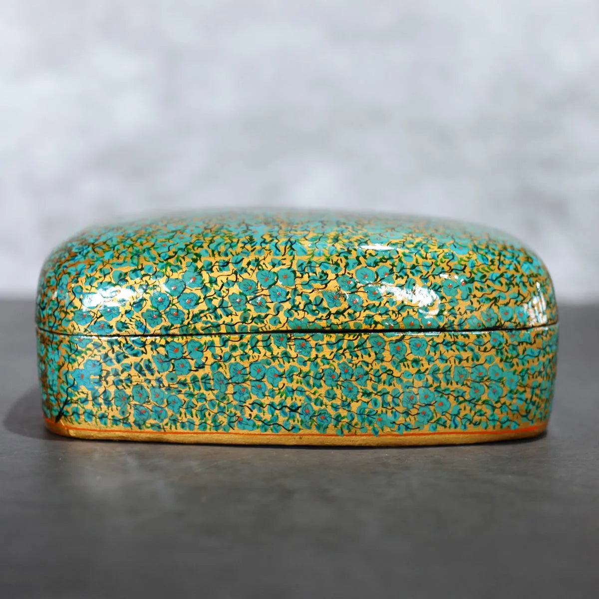 Paper Mache Trinket Box (7x4)
