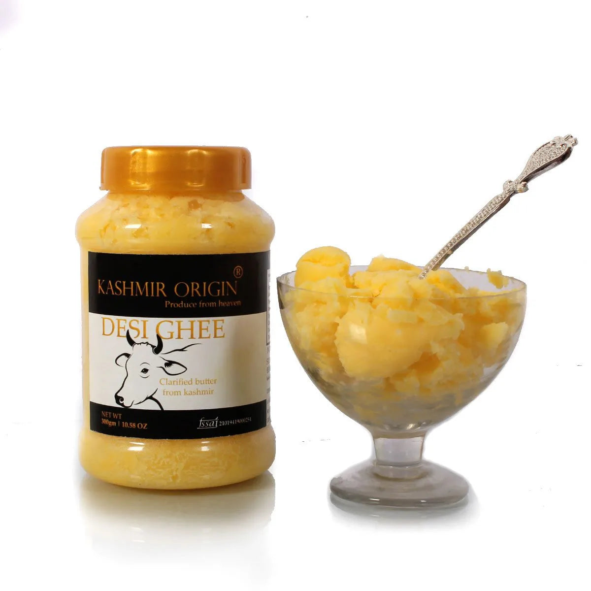 Organic Kashmiri Desi Ghee(300 gms) | Pure Kashmiri Ghee | 100 % Organic | Made In Kashmir