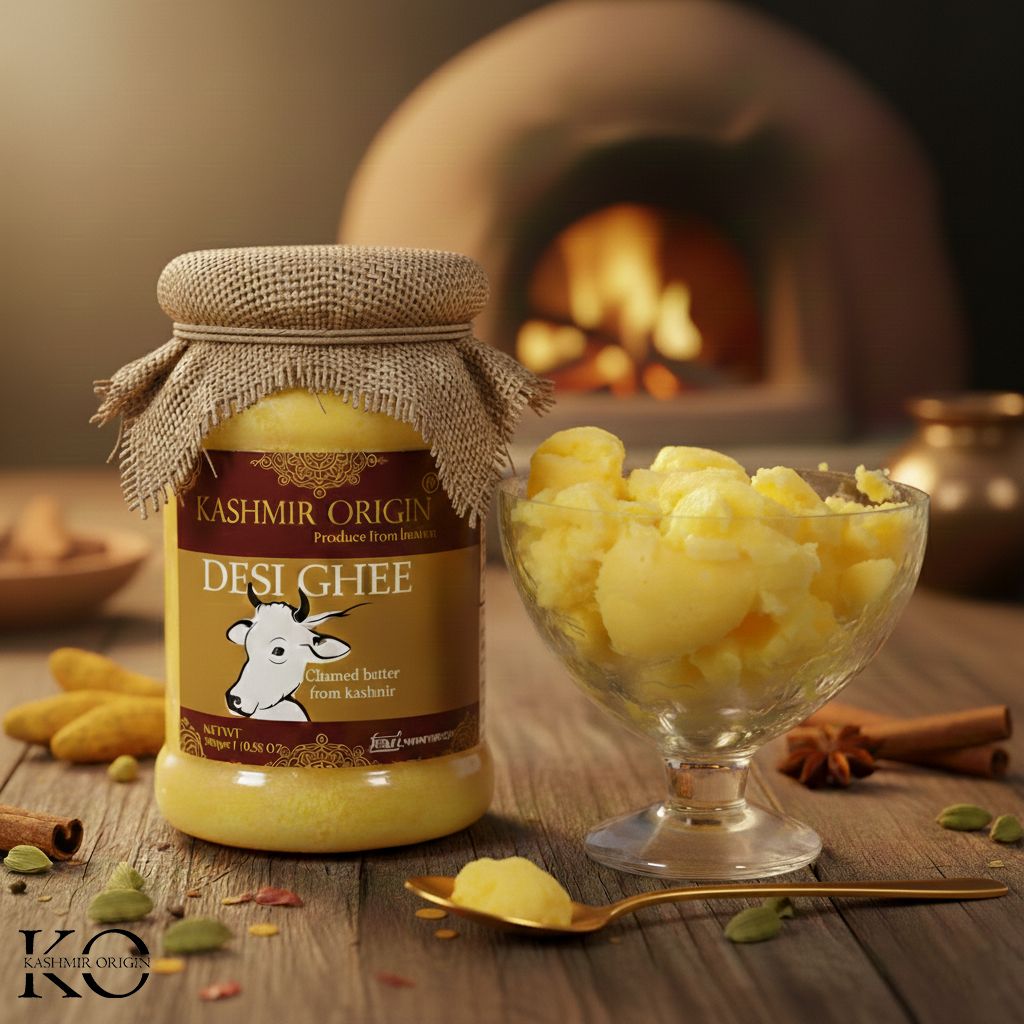 Organic Kashmiri Desi Ghee(300 gms) | Pure Kashmiri Ghee | 100 % Organic | Made In Kashmir