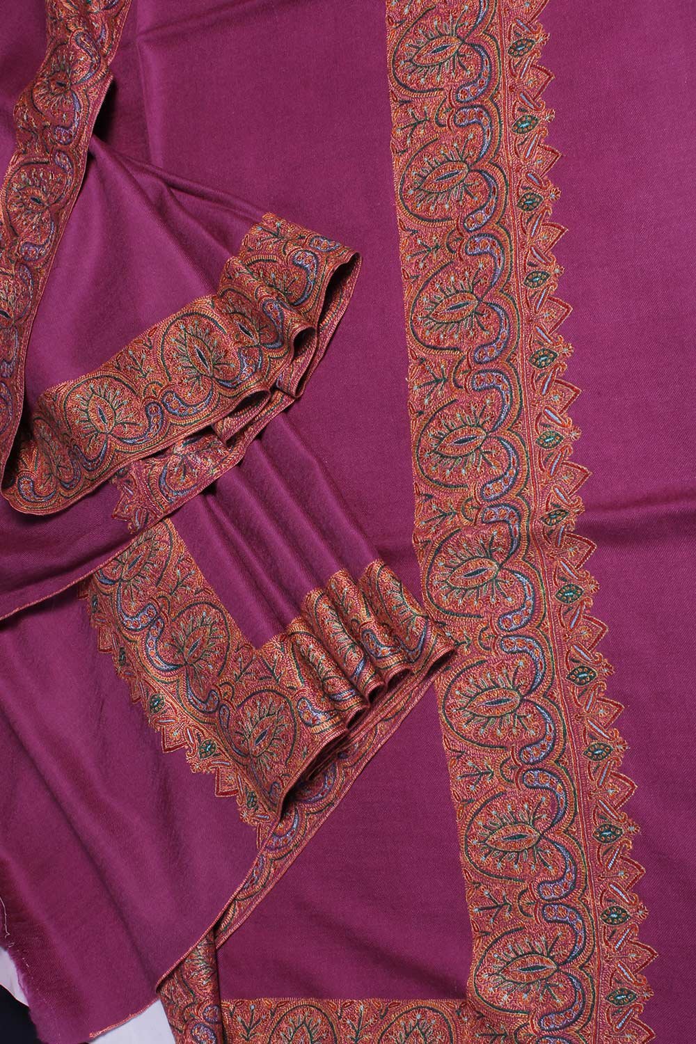 Purple Doordar Pashmina Shawl