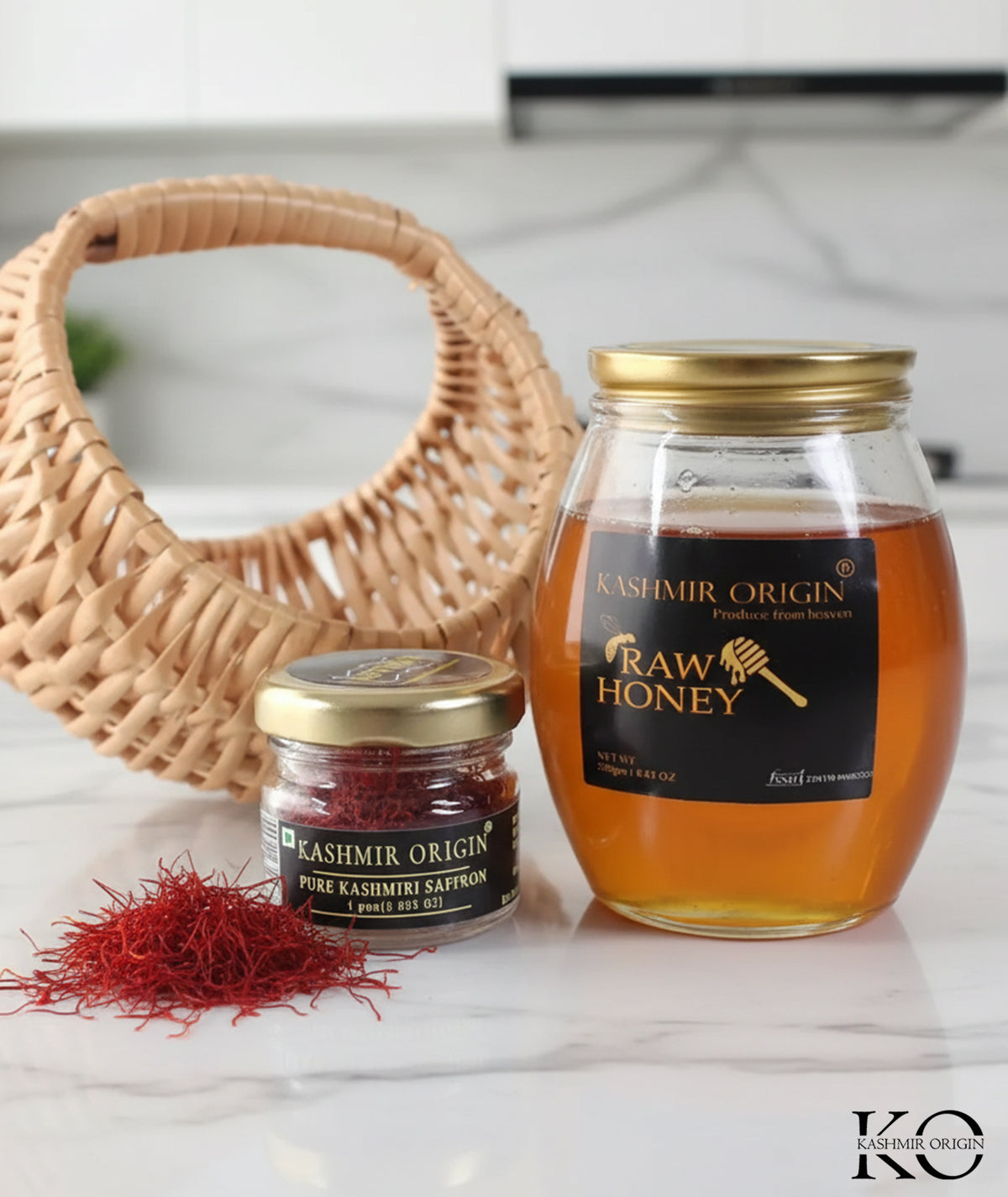 Honey-saffron-Nature-Finest-Collection-Basket