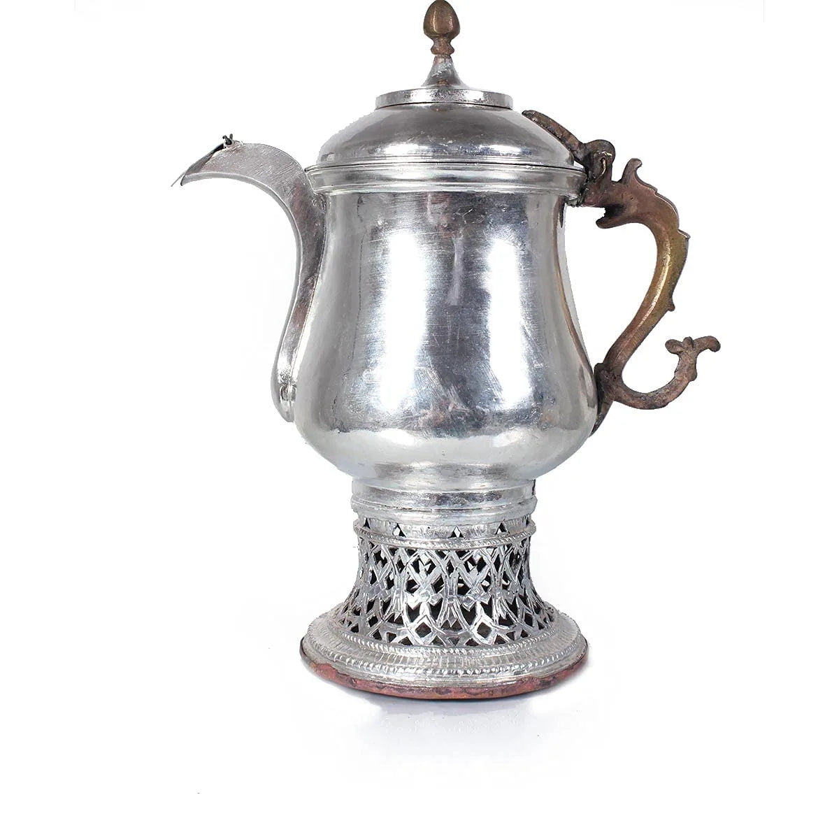 Kashmir Origin | Kashmiri Mediam Size Shahi Samavar | Handmade Kashmiri Copper Samavar | Tea Kettle