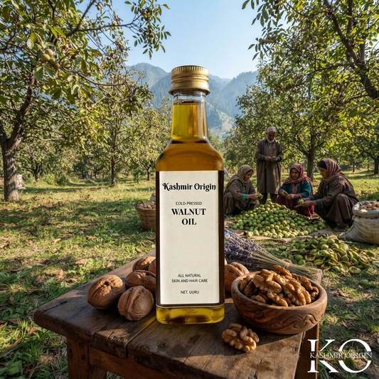 Kashmir Origin's Pure Kashmir Walnut Oil | Nature's Ultimate Nourishment for Skin, Hair, and Health