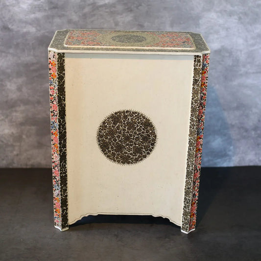 Paper Mache Drawer Box Decor<br> -Creme Base