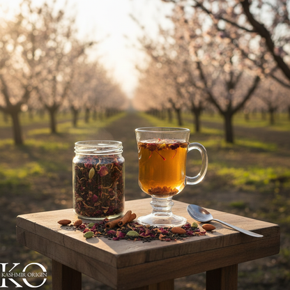 Kashmir Origin Kashmiri Kahwa (Qawah Tea) Sugar Free | Immunity Booster | Antioxidant rich