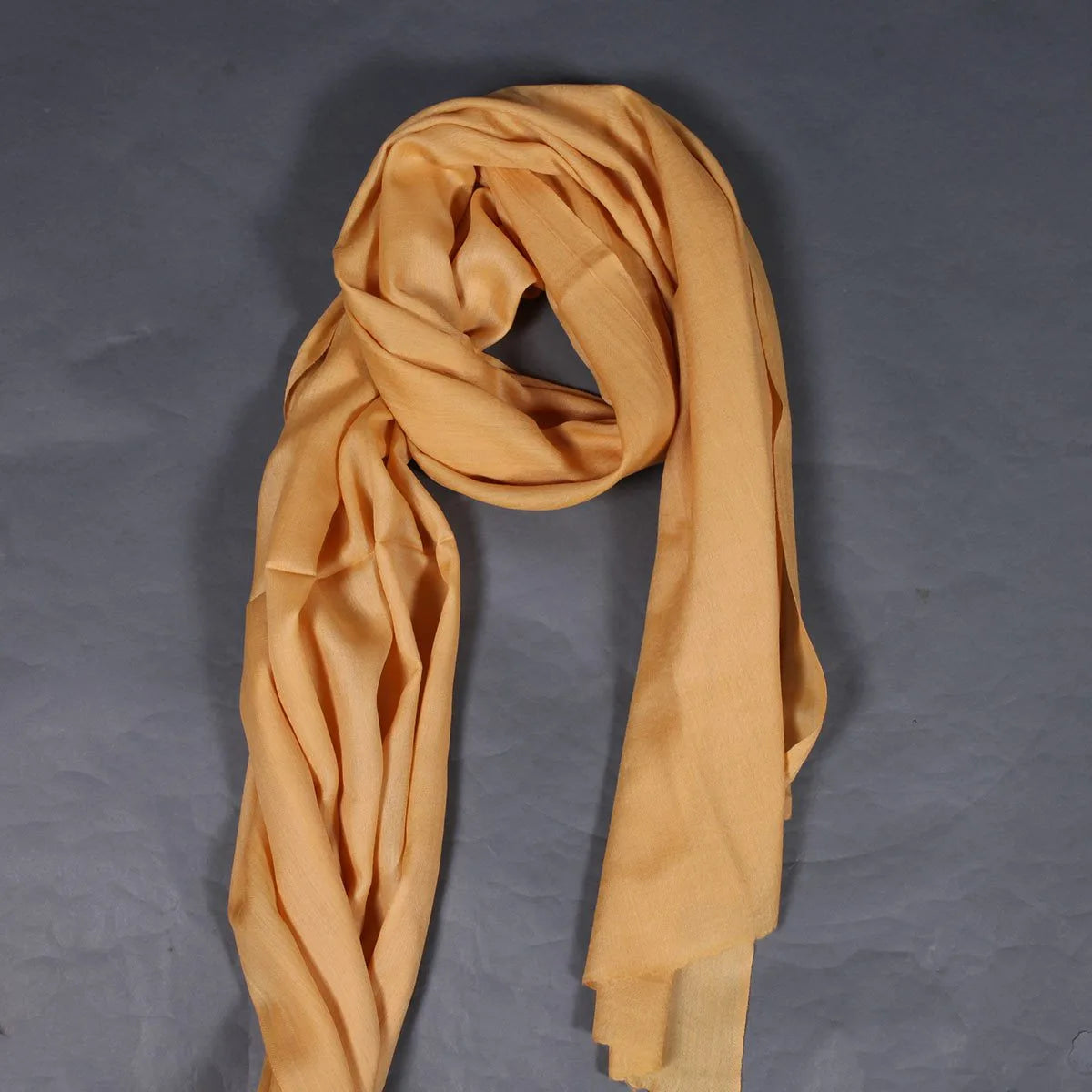 Daffodil yellow GI Certified Handwoven Pashmina Stole