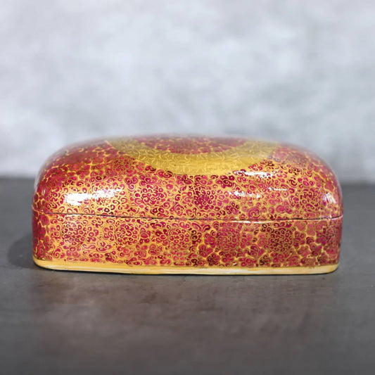 Paper Mache Trinket Box (7x4)