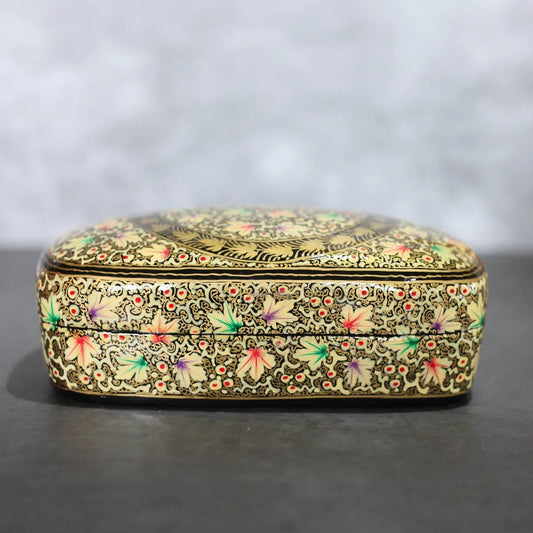 Paper Mache Trinket Box (7x4)