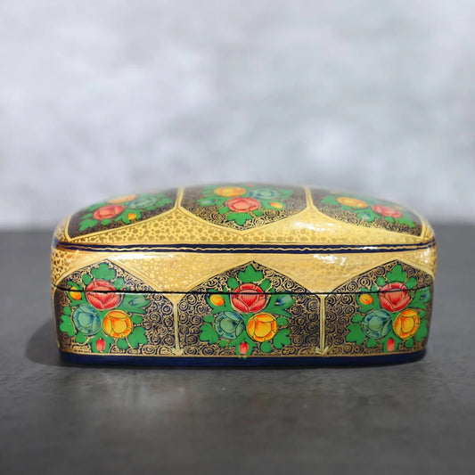 Paper Mache Trinket Box (7x4)