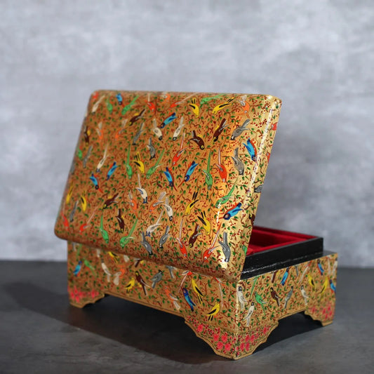 Paper Mache Jewellery Box Tree of life (10x7) Inches