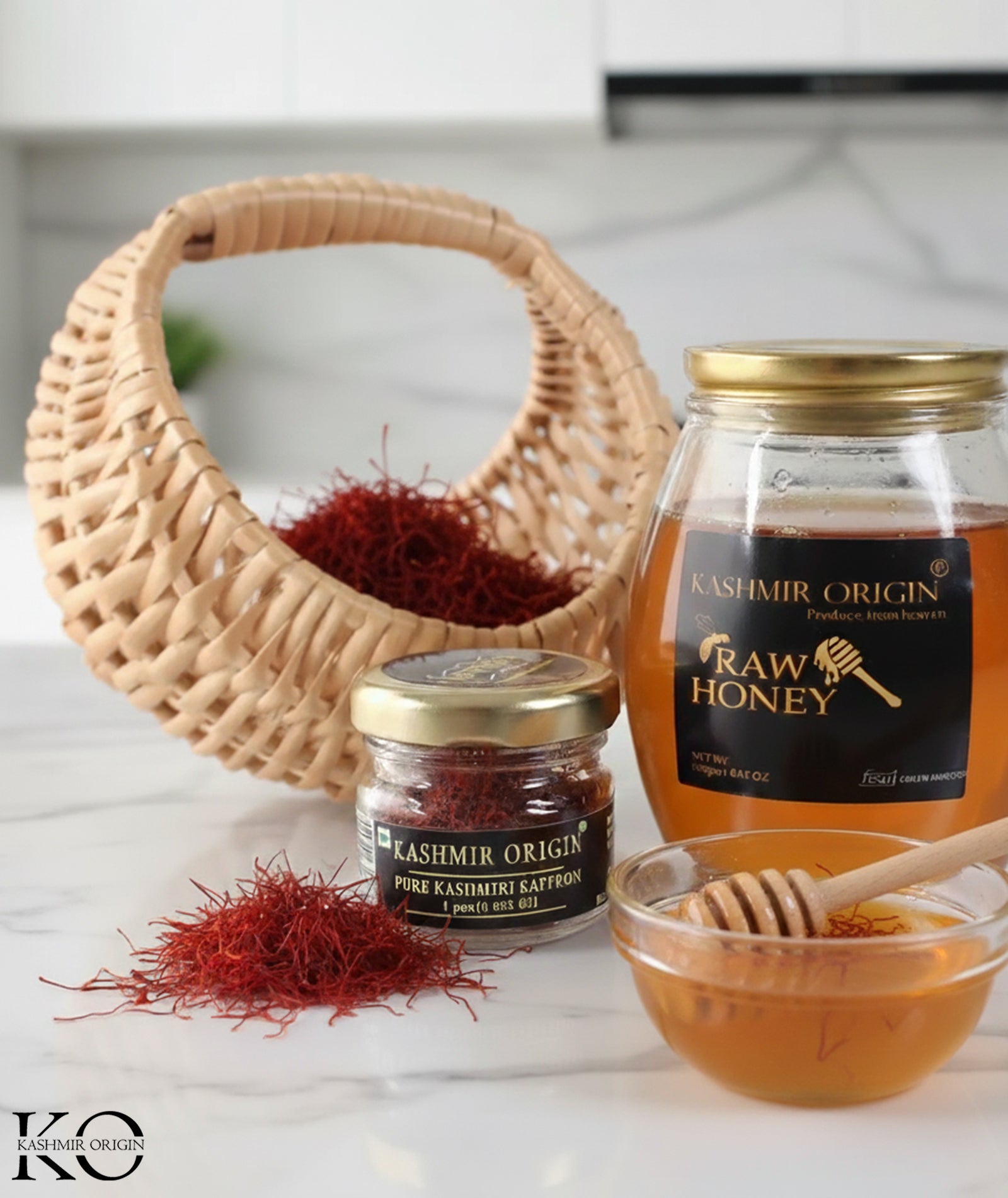 Honey-saffron-Nature-Finest-Collection-Basket