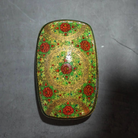 Paper Mache Trinket Box (7x4)