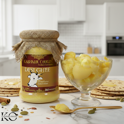 Organic Kashmiri Desi Ghee(300 gms) | Pure Kashmiri Ghee | 100 % Organic | Made In Kashmir