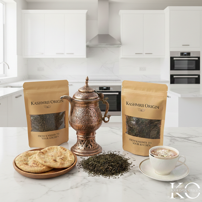 Kashmir Origin | Kashmiri Namkeen Tea | Noon Chai | Pink Tea | Sheer Chai | Samovar Tea | Kashmiri chai | 400grams