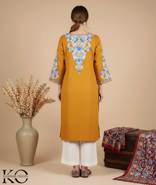 Musturd Aari Embroidery Phiran