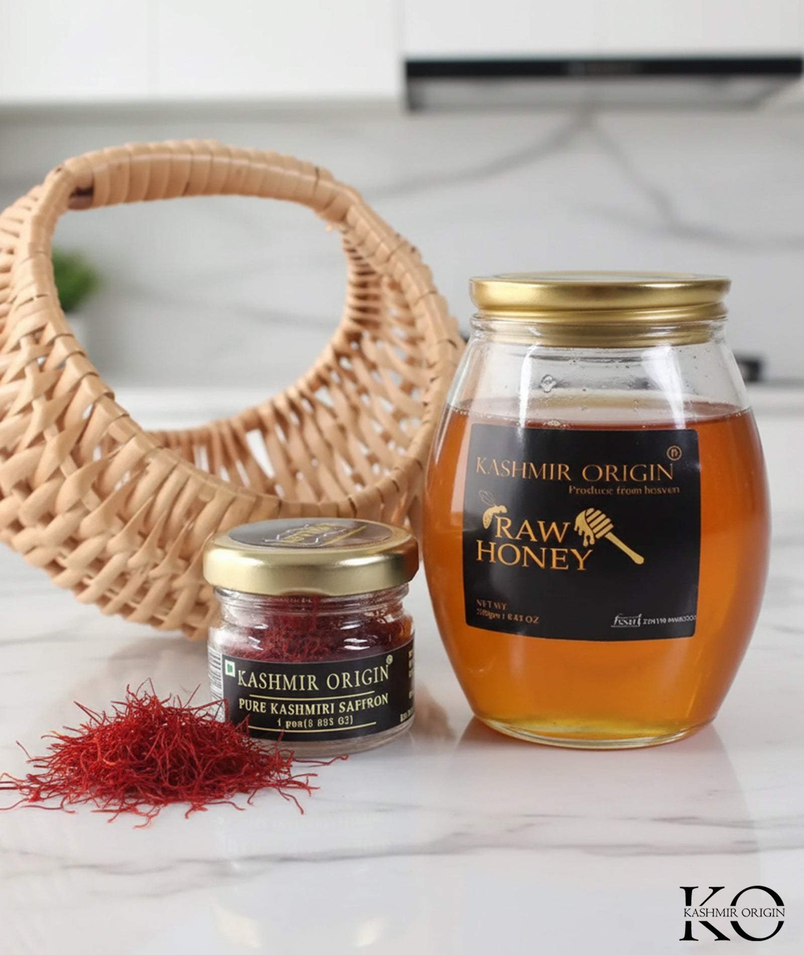 Honey-saffron-Nature-Finest-Collection-Basket