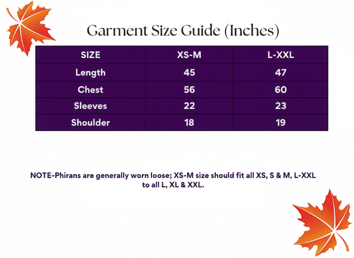 Coal Black Kashmiri Pheran | Men's Phiran | Woolen Pherans