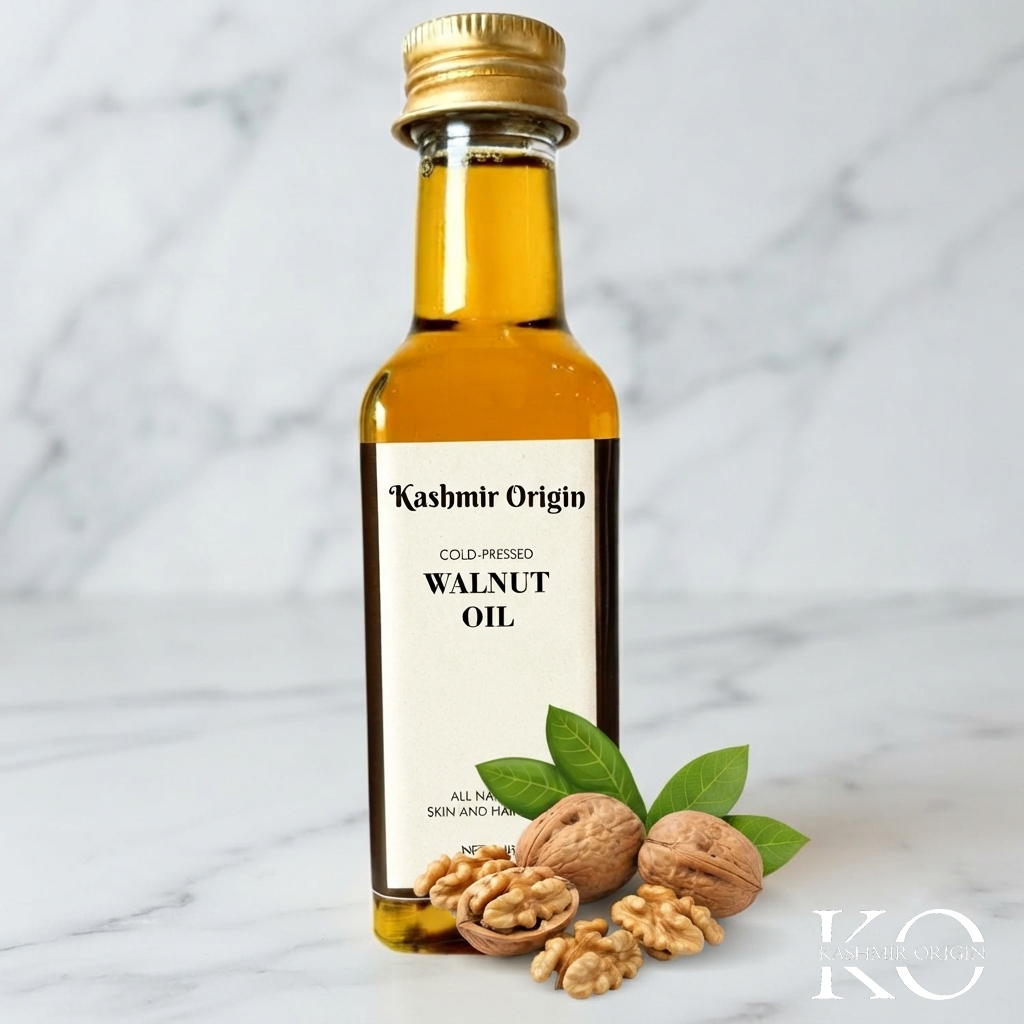 Kashmir Origin's Pure Kashmir Walnut Oil | Nature's Ultimate Nourishment for Skin, Hair, and Health
